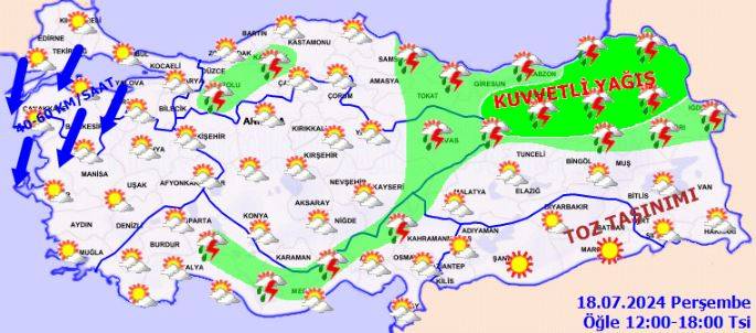 Samsun ve Ordu için uyarı! Aman bu saatlere dikkat 39